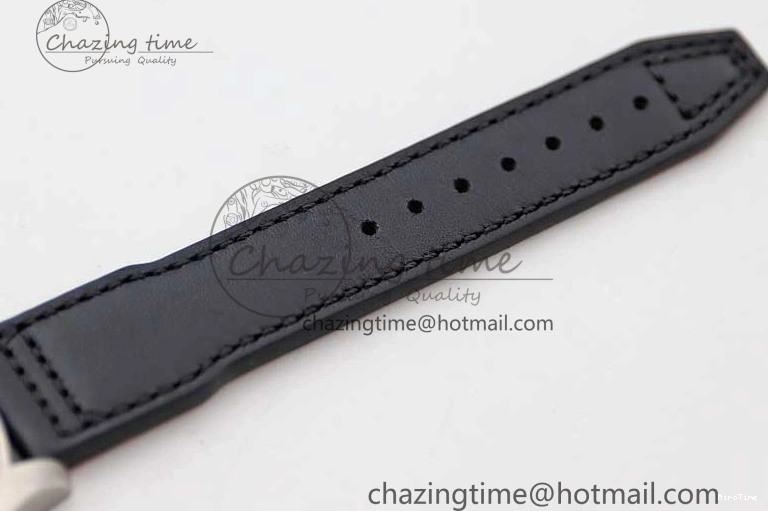MIROTIME 0122 Vibrant Mark XVIII IW327001 SS M+F 1:1 Best Edition Black Dial on Black Leather Strap A 7055